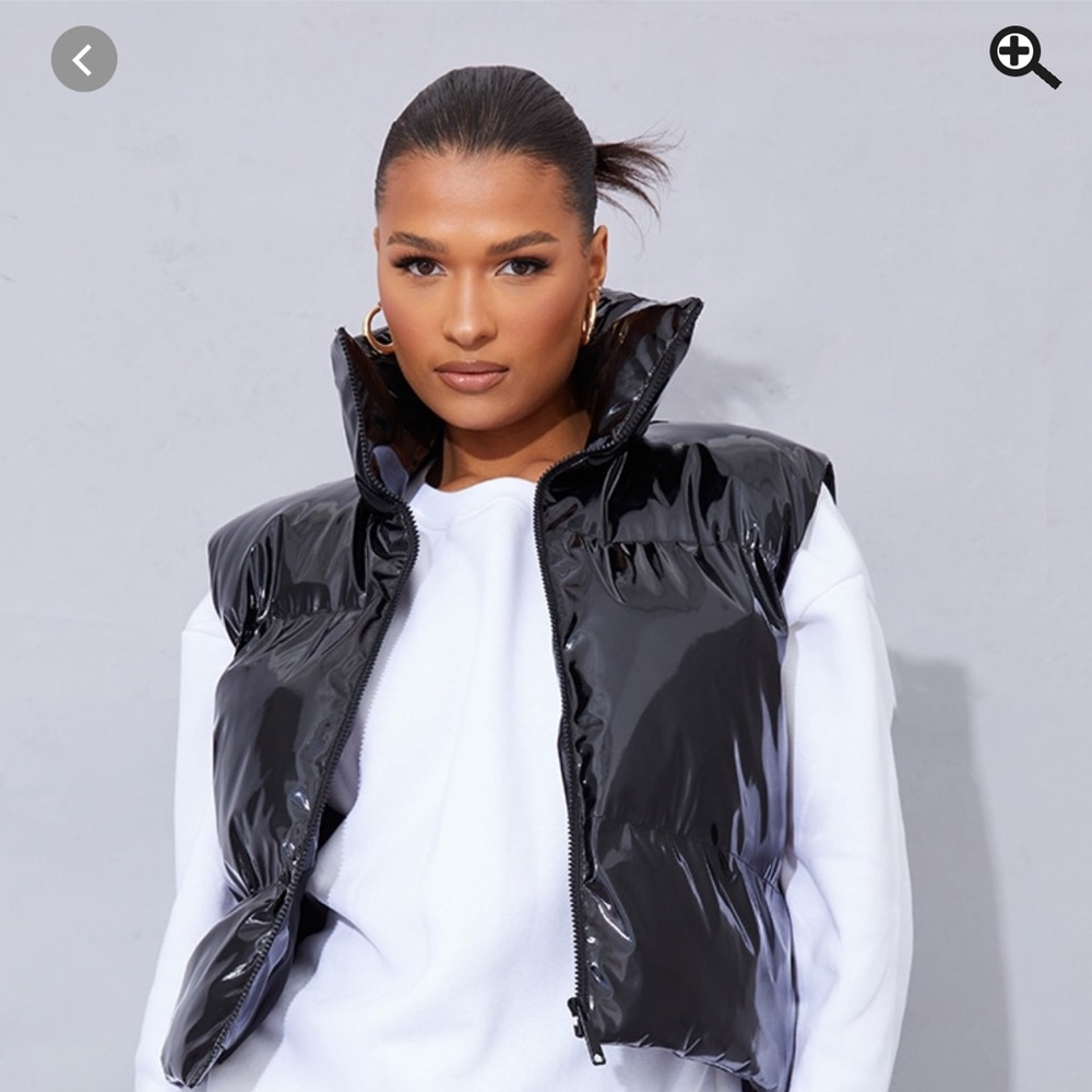 PLT Black Vinyl Vest